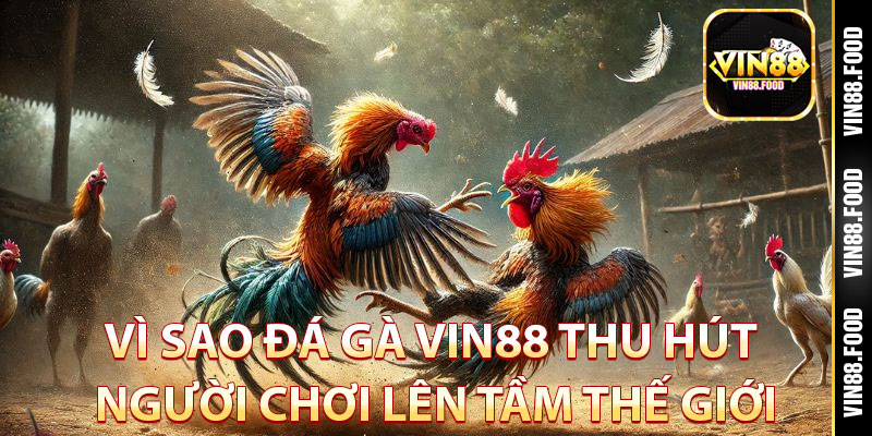 Đá Gà Vin88 – Sân Chơi Đỉnh Cao Cho Các Sư Kê Đam Mê Cá Cược 3 Vì sao đá gà Vin88 thu hút người chơi lên tầm thế giới